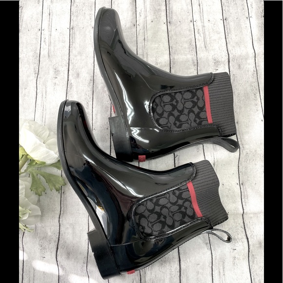 New COACH Rain Bootie - Picture 7 of 9